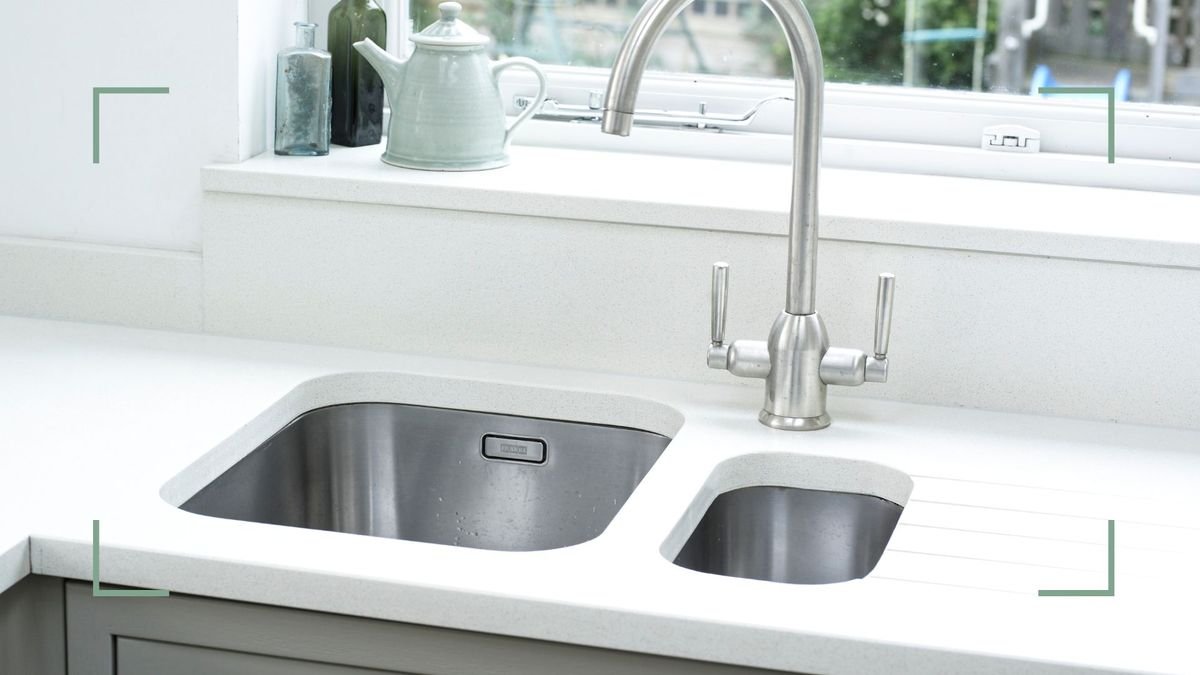 How to clean a kitchen sink drain without using chemicals