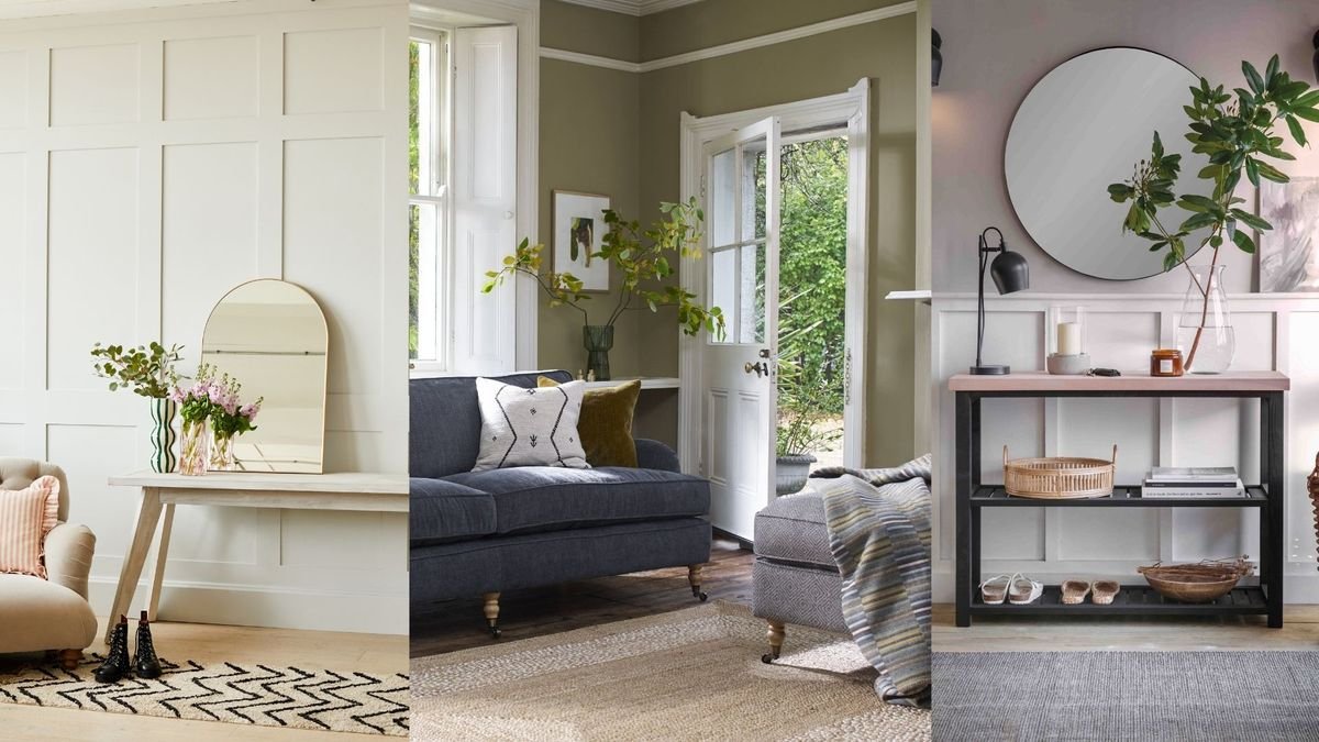How to create an entryway in a living room: 5 simple ways